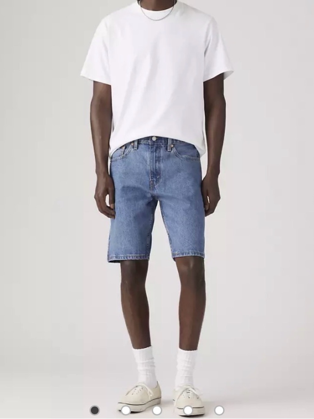 Levi's 405 Classic Light Blue Denim Shorts